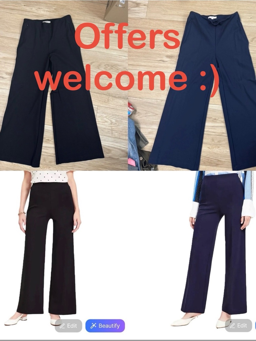 2 LOFT Women’s Stretchy Dress Pants - Medium